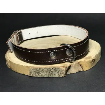 Obojek pro psa Palkar obojek z kůže hlazenice pro psy 60 cm x 24 mm hnědý (Palkar obojek z kůže hlazenice pro psy 60 cm x 24 mm hnědý)