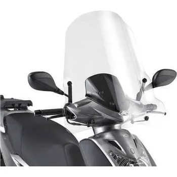Kappa 440AK přední plexi, čiré 66 x 64 cm (VxŠ) KYMCO Agility 50 125 150 200 R16 (08-13), KYMCO Agility 50 125 150 200 R16+ (14-19) KYMCO AGILITY 125 R 16 rok 08-20