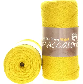 Příze Maccaroni Bavlněné šňůry 3 mm žlutozelená 67_406