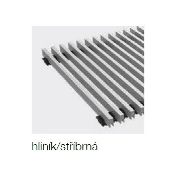 Radiátor Krycí mřížka KORAFLEX PM THIN hliník stříbrný 20x190 cm PM-19020-R5000Y