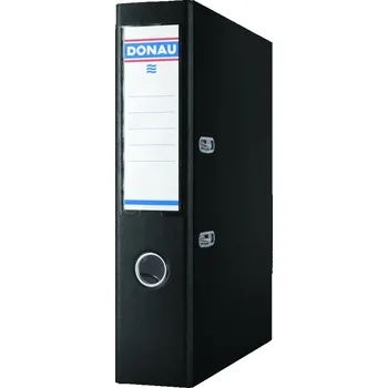 Pákový pořadač Donau Master A4, 75 mm, PP, černý