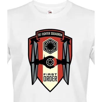 Pánské tričko Pánské tričko Star Wars Tie Fighter, Barva Bílá Bezvatriko.cz 1