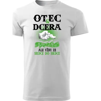 Dívčí tričko Dětské tričko Otec a dcera Barva: Bílá, Velikost: 11/12 let