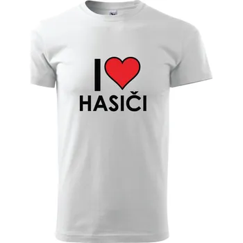 Chlapecké tričko Dětské tričko I love hasiči Barva: Bílá, Velikost: 11/12 let