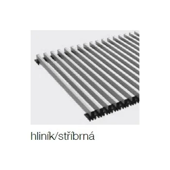 Korado KORAFLEX PM Krycí mřížka Hliník Stříbrný 14x80 cm PM-08014-R1100Y