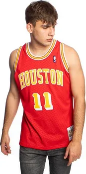 Mitchell & Ness Houston Rockets #11 Yao Ming university red Swingman Jersey