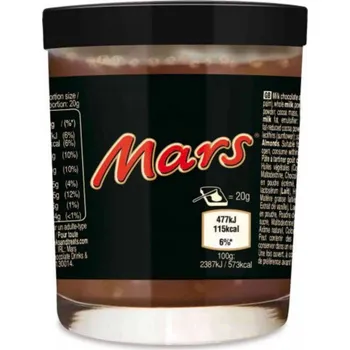 Mars Spread čokoládový krém s karamelem 200 g Mars Spread čokoládový krém s karamelem 200 g
