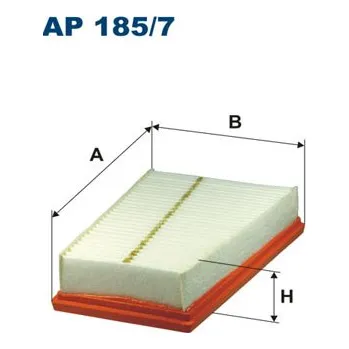 Filtr do auta Vzduchový filtr Filtron AP185/7