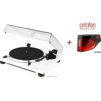 Gramofon Thorens TD-201 bílý lak + Ortofon 2M RED