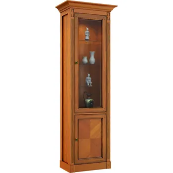 Knihovna Knihovna úzká 06xS004, třešeň světlá