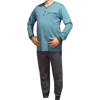 Pánské pyžamo xcena Pánské pyžama dl. rukáv bavlněné Velikost: XXXXXL