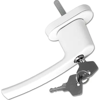 Okenní klika tectake 400901 okenní klika uzamykatelná bílá 6 ks