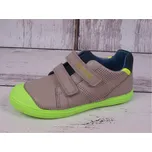 D.D.step Celoroční kožené boty obuv D. D. step 049-228 písková s limetkovou velikost: 35