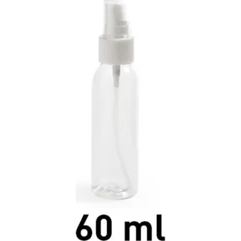 Láhev s rozprašovačem 60ml; 3x3x13cm; plast