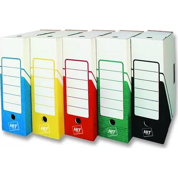 Archivační krabice Hit na celý pořadač, modrý, 330 x 300 x 100 mm