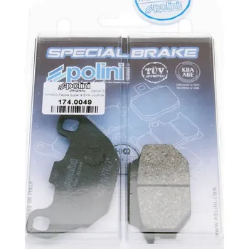 Auto-moto Brzdové destičky Polini organic, Kymco, Agility, People S, Super 8 174.0049