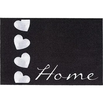 Rohožka Vnitřní čistící vstupní rohož FLOMA Mondial Home - Hearts - 40 x 60 x 0,5 cm
