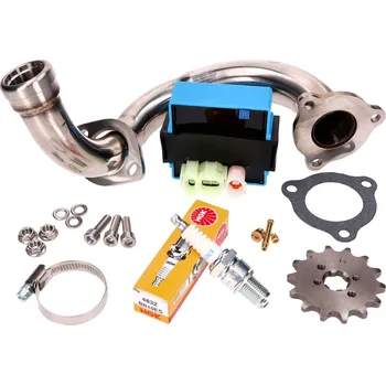 Výfuk pro motocykl 101 Octane Sada na odblokování výkonu Premium s nerezovým kolenem, Derbi Senda, Aprilia RX/SX, Gilera RCR, SMT 2018- (Euro4) 41233