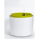 Plastia Samozavlažovací velkoobjemová nádoba Berberis 55 cm bílá+zelená