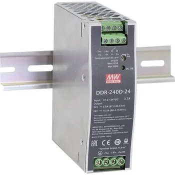 Mean Well DDR-240C-48 DC/DC měnič napětí na DIN lištu 48 V/DC 5 A 240 W 1 x