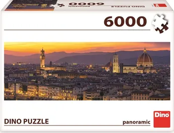 puzzle Dino Panoramic Zlatá Florencie 6000 dílků