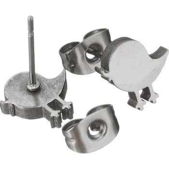 Souprava šperků Náušnice puzety ptáčci z chirurgické oceli VL 233