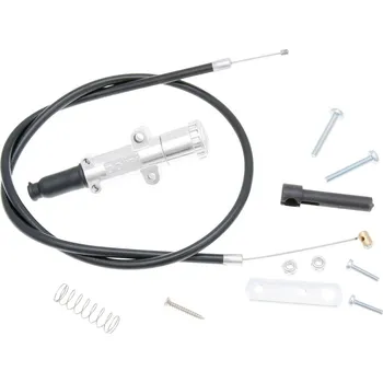 Auto-moto Lanko s táhlem pro sytič Polini chrom 65cm - univerzální P.33598