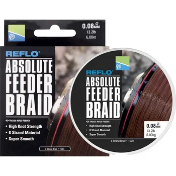 PRESTON INNOVATIONS Absolute Feeder Braid 150 m průměr: 0,10 mm