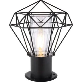 Venkovní osvětlení Globo 31358 | HORACE venkovní svítidlo | 1x E27 | IP44 | černá | Š: 22,5 cm |