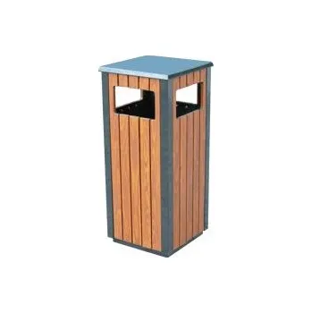 Odpadkový koš Venkovní odpadkový koš hranatý MADRID 35 l