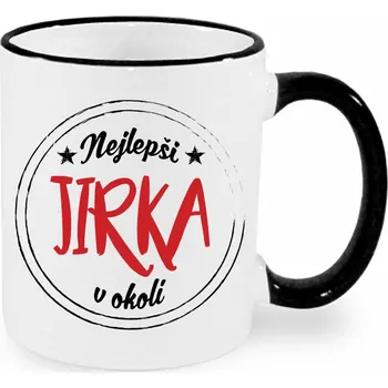Hrnek - Nejlepší Jirka v okolí Barva: Černá