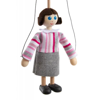 Dřevěná hračka Maminka Věrka 14 cm