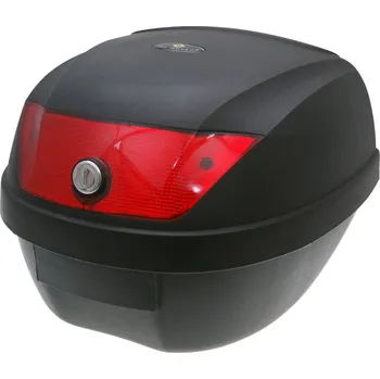 Zavazadlo na motocykl 101 Octane Kufr černý - červená odrazka 28L 22750