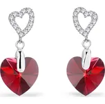 Náušnice červené se Swarovski Elements Amore KCS622810SC Scarlet