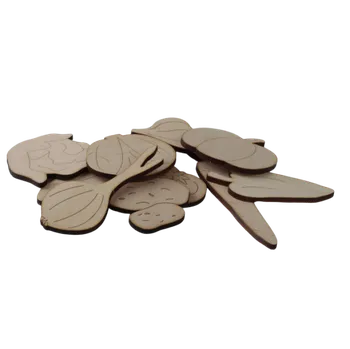 Dřevěná hračka T-Wood, s. r. o. Doplňková sada k Hracím stěnám – Zelenina