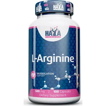 Aminokyselina Haya Labs L-arginine 500mg 100 kapslí