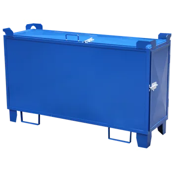 Skladový kontejner Kontejner na zářivky 640l horní otevírání