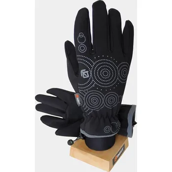 Rukavice Softshellové rukavice In-Fit Snowflake černá XXL