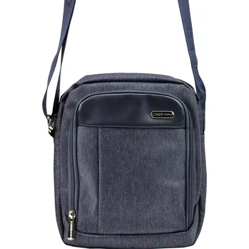 Pánská žíhaná středně velká crossbody taška Coveri World CW6259 modrá | KabelkyproVas.cz