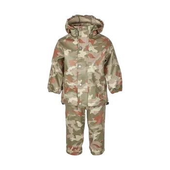 dívčí zimní kombinéza EN-FANT Gate Rainwear AOP Martini Olive vel. 74-104 92 (doporučená výška 90-97cm)