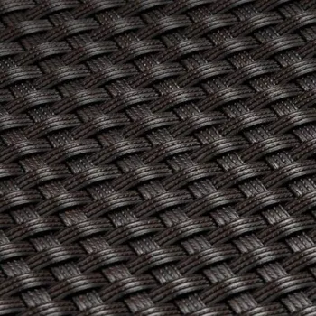 zahradní zástěna F.P.H. Progresja T.W.R. Umělý ratan 90 cm tmavě hnědý