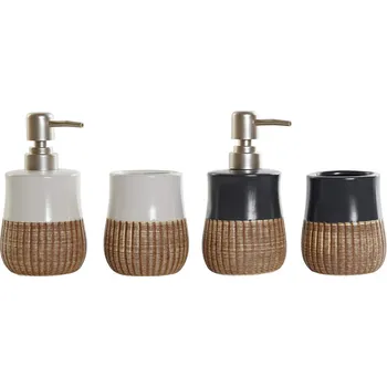 Koupelnová předložka 2 dílná koupelnová sada "RUSTIC" 10x8x16