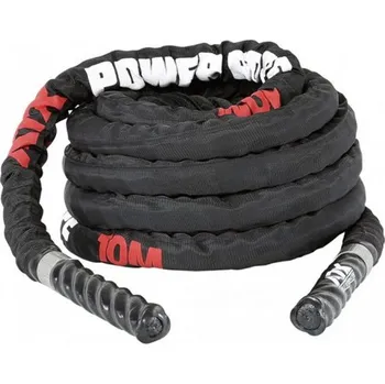 Posilovací lano DAX TRÉNINKOVÉ POSILOVACÍ LANO BATTLE ROPE 15m/15kg ČERNÉ