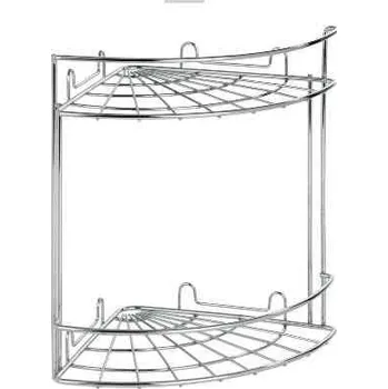 Drátěná police Benco Polička rohová - 2 patra