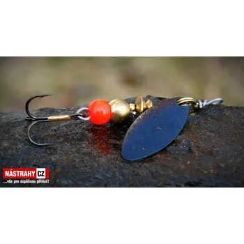 Umělá nástraha Rotační třpytka MEPPS Aglia Long 0 - Color: black