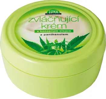 Bylinná léčivá mast Luna Natural Zvláčňující krém s konopným olejem a panthenolem 200 ml