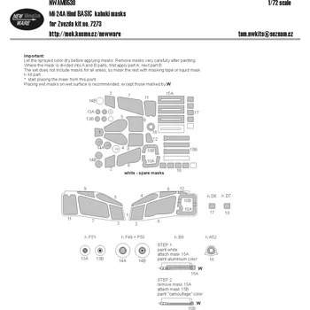 Plastikový model 1/72 Mask Mi-24A Hind BASIC (ZVE 7273)