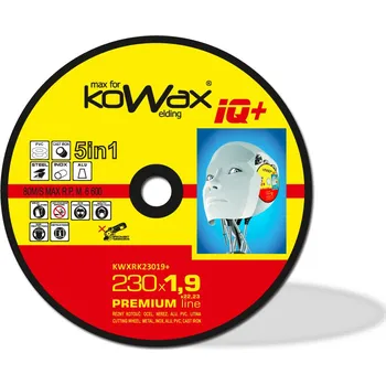 Brusný kotouč KOWAX Řezný kotouč KOWAX® IQ+ 5v1 230x1,9mm