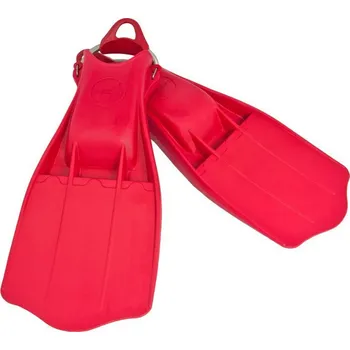 Potápěčské vybavení Ploutve Tecline Jet Stream s ocelovými pružinami červené Velikost: XL