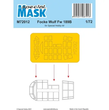 Plastikový model 1/72 Mask for Focke Wulf Fw 189B (SP.HOBBY)